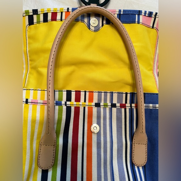 Like New Juicy Couture, Messenger Carrying Bag Purse, Rainbow Stripe - Picture 2 of 11